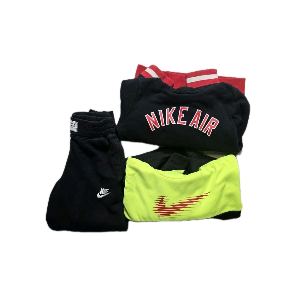 Nike Basketball Boys Joggers Hoodie Black XS Lot Of 3